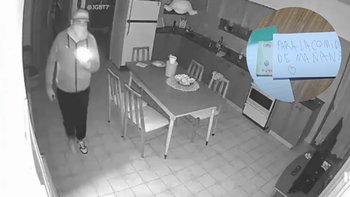 Violento robo e indignante mensaje de ladrones en La Plata Violento robo e indignante mensaje de ladrones en La Plata