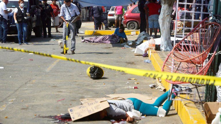 Los hombres que balearon a las víctimas escaparon sin dejar rastros.