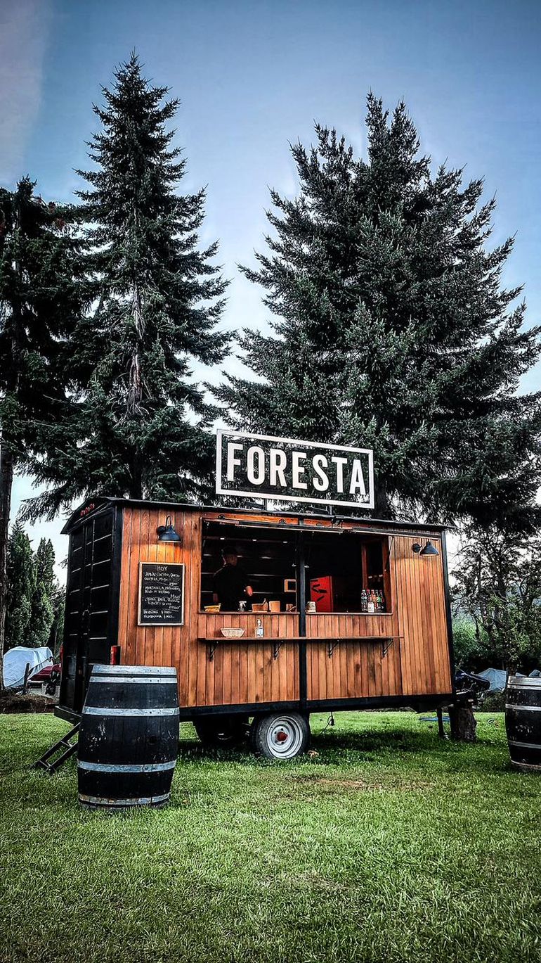 El carro de Foresta es el estandarte del proyecto. Cada tanto arranca a girar por ahí.