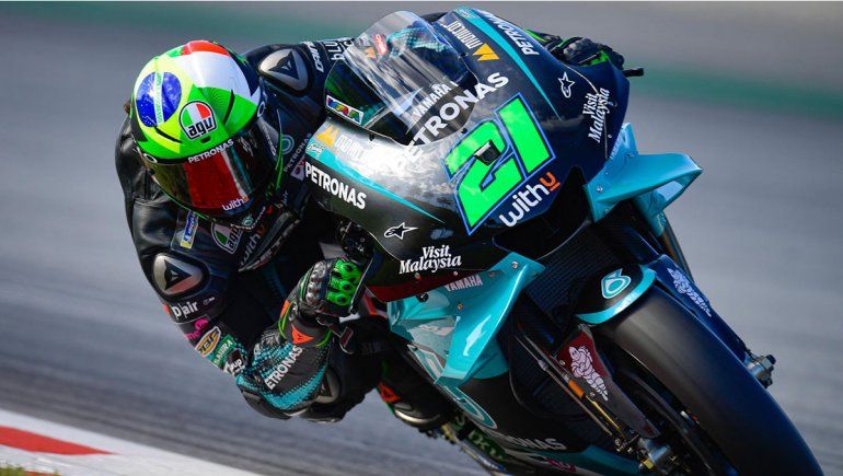 Franco Morbidelli y su Yamaha impusieron condiciones en el comienzo del fin de semana del Moto GP en el circuito de Barcelona.