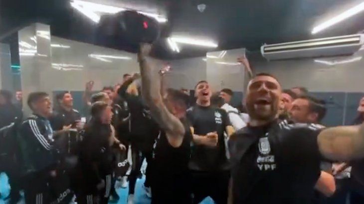 La intimidad del festejo de la Selección tras clasificar a Qatar