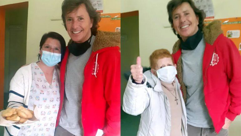Junto a Verónica Varano, Gustavo Bermúdez se vacunó en Junín de los Andes