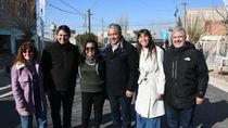 nueva obra de asfalto en villa ceferino: asi fue la inauguracion de gaido y figueroa