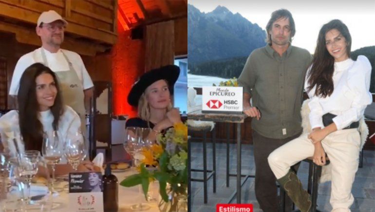 Previo a dejar Neuquén, Zaira Nara fue a Bariloche a comer con Christophe Krywonis