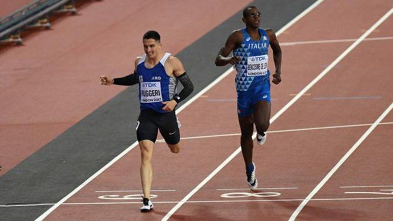 Ruggeri fue descalificado en la semifinal de los 400 con vallas