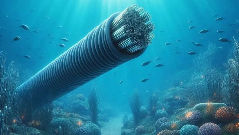 El cable submarino tiene una extensión de 40 mil kilómetros