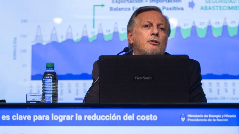 El ministro de Energía y Minería habló también del aumento del gas.