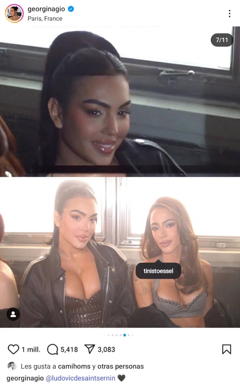 El gesto de Cami Homs para Tini Stoessel El gesto de Cami Homs para Tini Stoessel