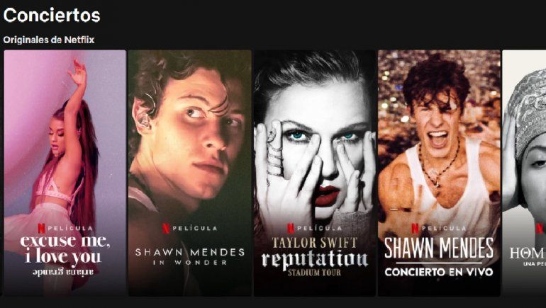 Los conciertos de artistas disponibles en Netflix