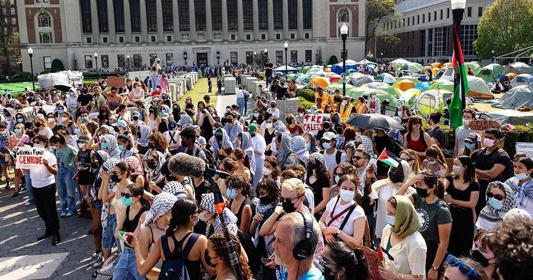 Protestas estudiantiles contra Israel en universidades de Estados Unidos. Protestas estudiantiles contra Israel en universidades de Estados Unidos.