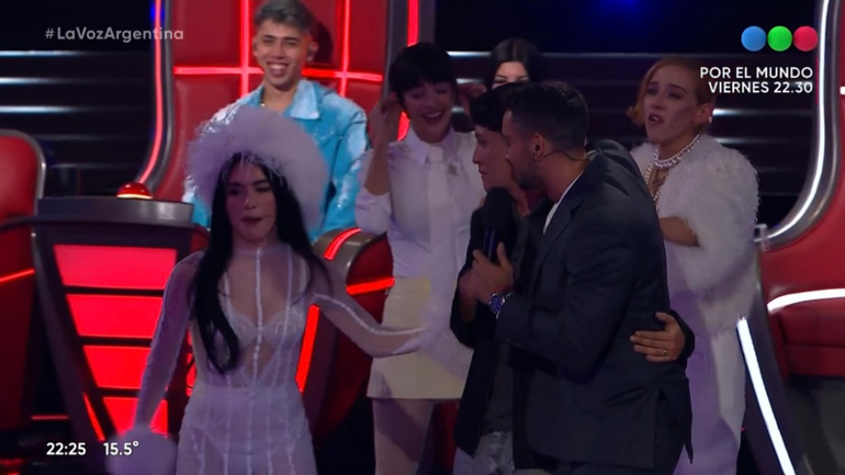La Voz Argentina: Miranda! y Lali se pelearon por el zapalino Joaquín Martinez