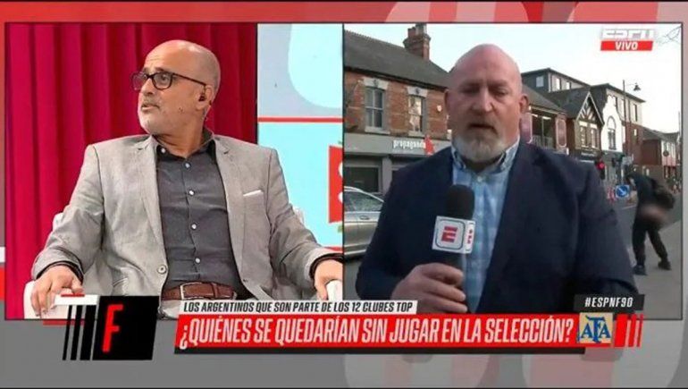 Borrachín se desnudó al aire en lo de Vignolo y el grandote lo apuró