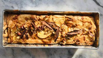 Budín de manzana