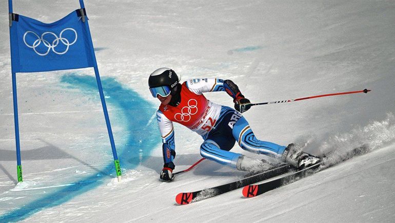 Juegos de Invierno: Francesca Baruzzi no pudo terminar la prueba de Slalom