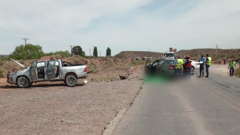 El accidente en ruta 7 dejó dos víctimas fatales / Foto Gentileza