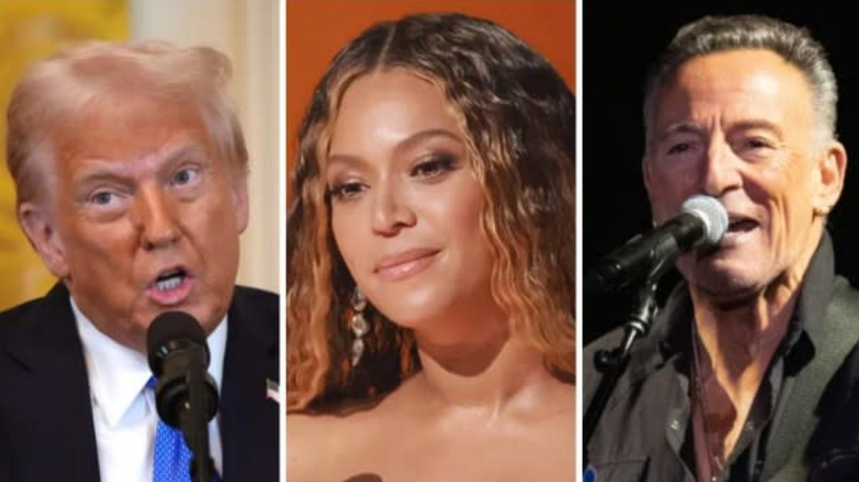 Trump pide investigar a Beyonce, Bruce Springsteen y otros artistas por antipatriotas