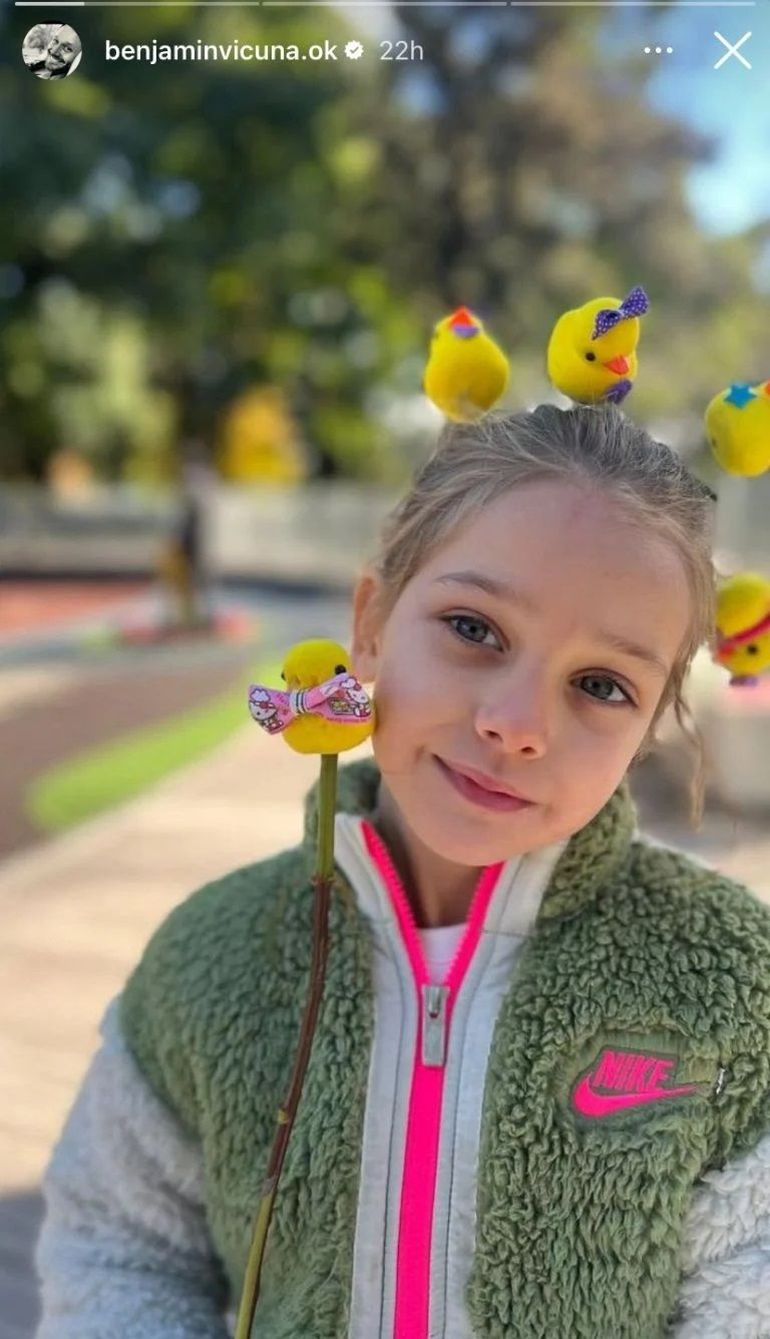 Magnolia Vicuña, la hija de La China Suárez y Benjamín Vicuña, se sumó a una moda viral. Magnolia Vicuña, la hija de La China Suárez y Benjamín Vicuña, se sumó a una moda viral.