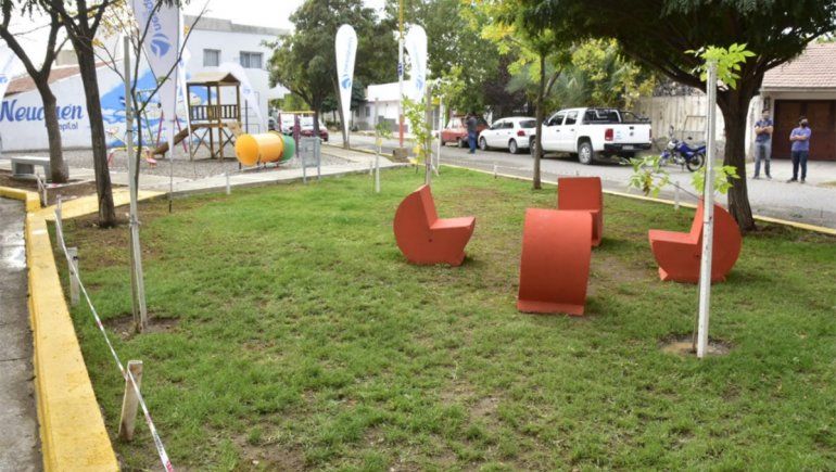 Transformaron un baldío abandonado en un espacio verde