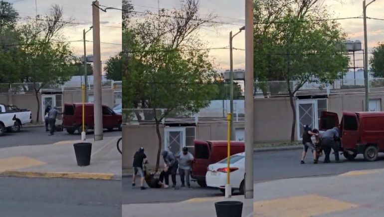 Video: atacan a golpes e intentan secuestrar a un hombre en Confluencia