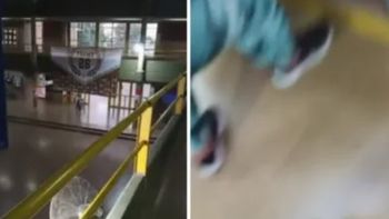 La escuela de San Cristóbal donde ocurrió el ataque quedó rodeada por familias y fuerzas de seguridad tras los disparos. La escuela de San Cristóbal donde ocurrió el ataque quedó rodeada por familias y fuerzas de seguridad tras los disparos.