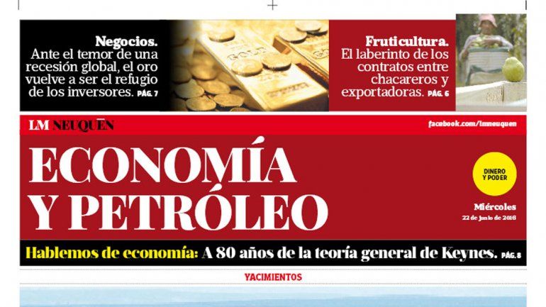 Producción  Se hunden los barriles y fluye el gas