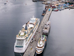 El fin de semana previo a la intervención, plena temporada alta, en el puerto de Ushuaia habían atracado 19 cruceros. El fin de semana previo a la intervención, plena temporada alta, en el puerto de Ushuaia habían atracado 19 cruceros.