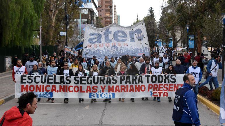 ATEN marchó al cumplirse dos años de la tragedia de Aguada San Roque