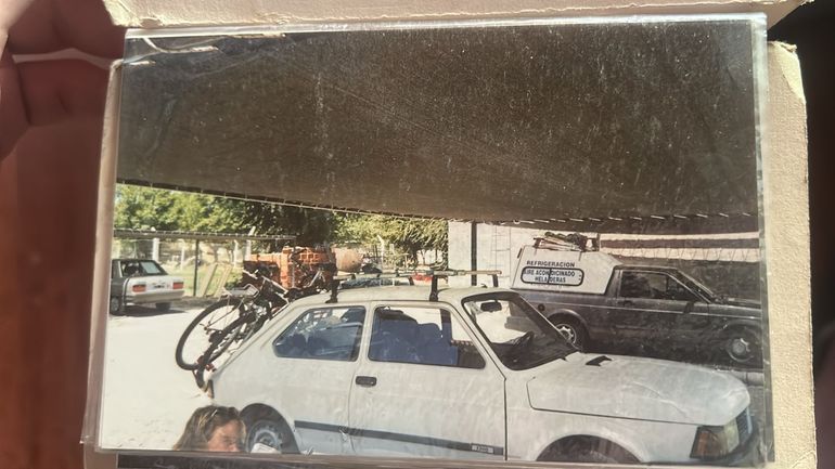 El famoso Fiat 147 que trajo a la dupla deportiva desde Córdoba. El famoso Fiat 147 que trajo a la dupla deportiva desde Córdoba.