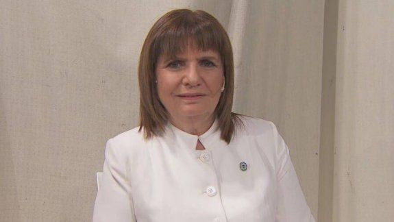 Patricia Bullrich y una insólita declaración.