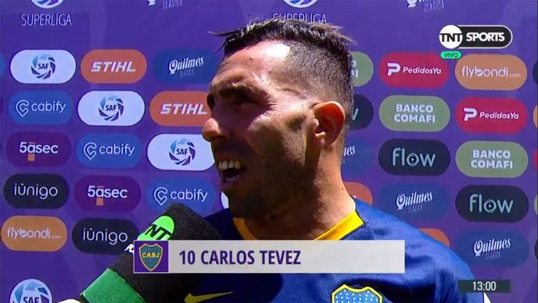 Tevez: No me imagino con otra camiseta pero llegará un momento que será así