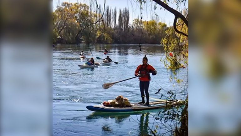Lanzan una convocatoria para la limpieza del río Limay