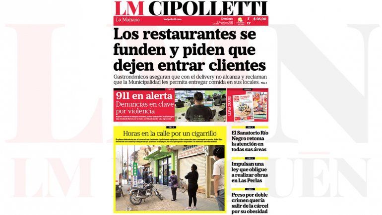 Mirá la edición impresa de LM Cipolletti