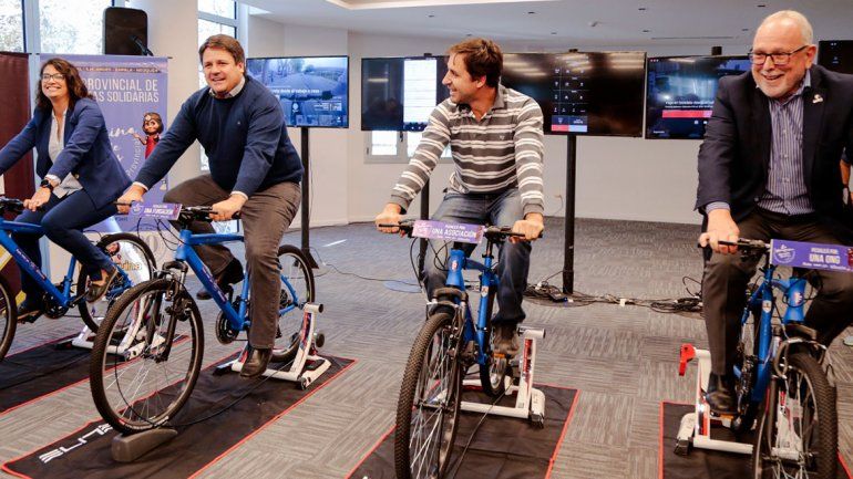 Lotería La Neuquina lanzó un programa de pedaleo solidario