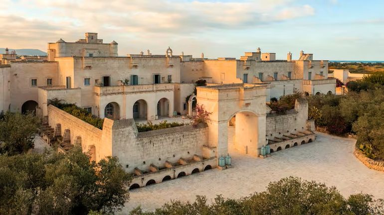 Edificios del complejo Borgo Egnazia, donde se lleva adelante la cumbre del G7. Edificios del complejo Borgo Egnazia, donde se lleva adelante la cumbre del G7.