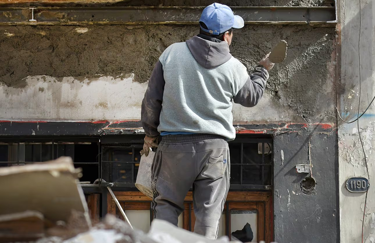 La construcción, un sector que no repunta. La construcción, un sector que no repunta.