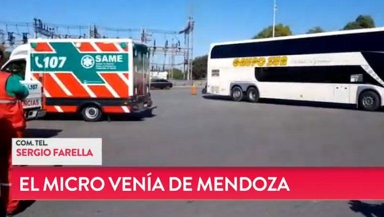 Detuvieron otro micro con turistas extranjeros procedente de Mendoza
