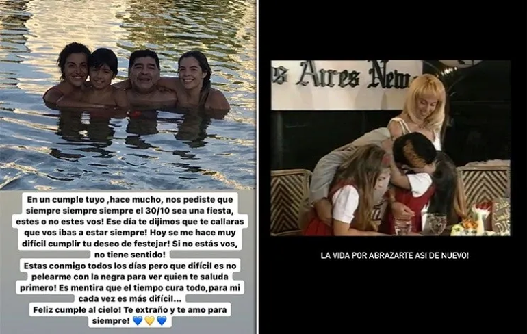 Emotivos posteos de Claudia, Dalma y Gianinna: por qué las critican