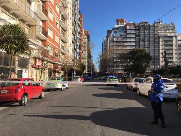 Mar del Plata es otra vez escenario de un dramático derrumbe de manpostería.