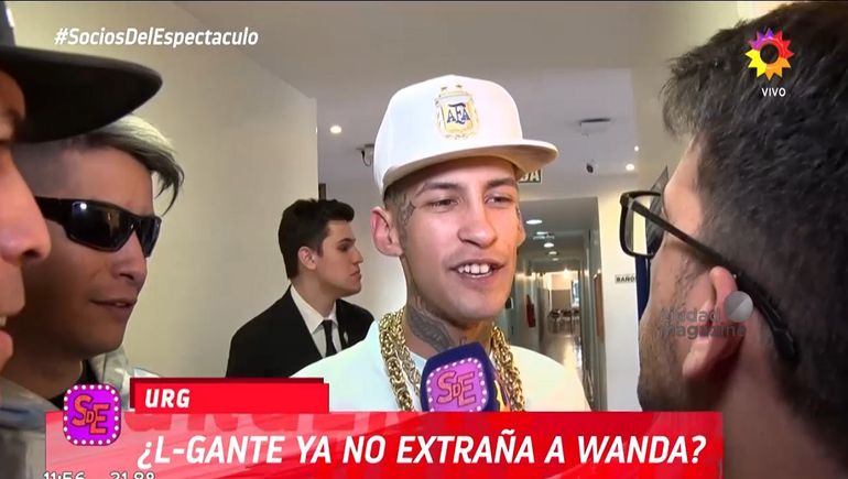 Fumado, L-Gante dio una nota para Socios del Espectáculo