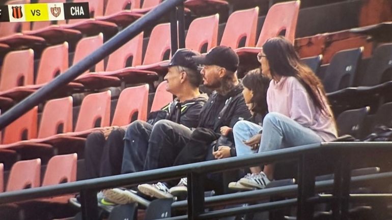 Marcelo Tinelli fue a ver Defensores - Chacarita Marcelo Tinelli fue a ver Defensores - Chacarita