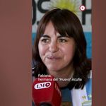 Fabiana, hermana del Huevo Acuña, en una nota mundialista con LM. | LM Neuquen Fabiana, hermana del Huevo Acuña, en una nota mundialista con LM.
