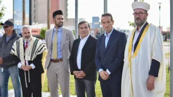 Marwan Gill, presidente de la comunidad musulmana Ahmadia en la Argentina, visitó Neuquén.