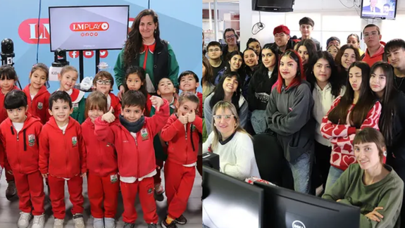 Coloridas visitas pasaron por LMNeuquen, LU5 y LM Play