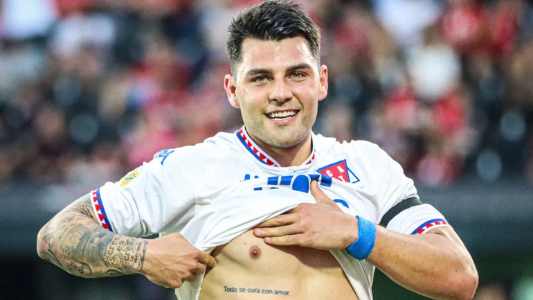 Igancio le dedicó el gol a su padre