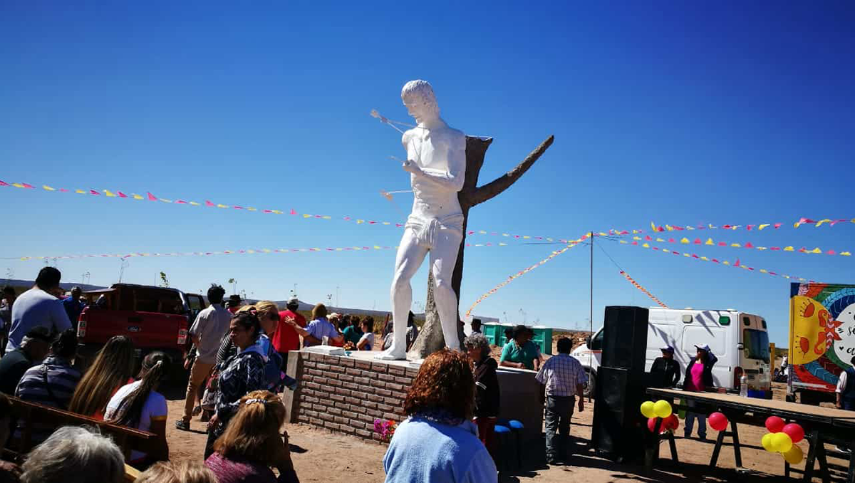 san sebastian, la fiesta religiosa que movilizo al norte neuquino