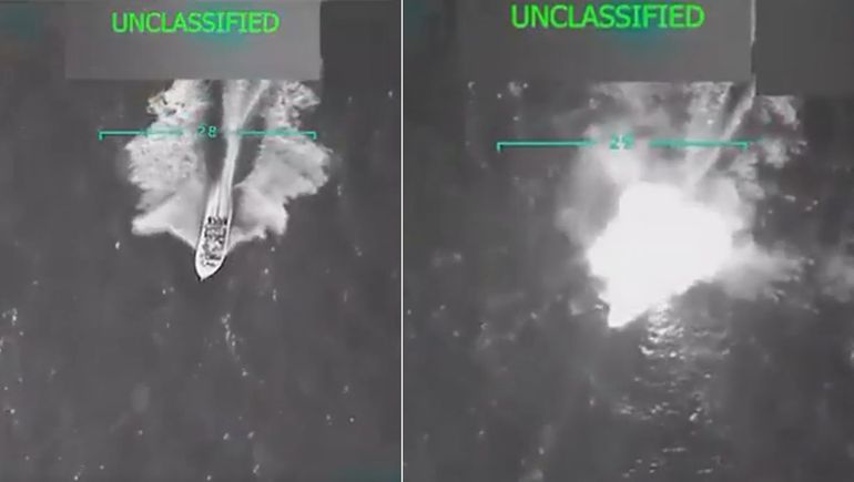 Donald Trump reveló detalles del ataque naval contra el Tren de Aragua en el Caribe