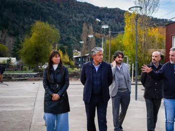 el gobernador recorrio obras en san martin de los andes