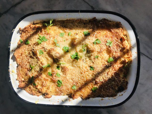 #Yomequedoencasa y cocino: pastel de papas