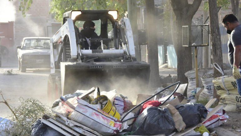 El operativo de residuos voluminosos pasará por barrios Huiliches y Bouquet Roldán