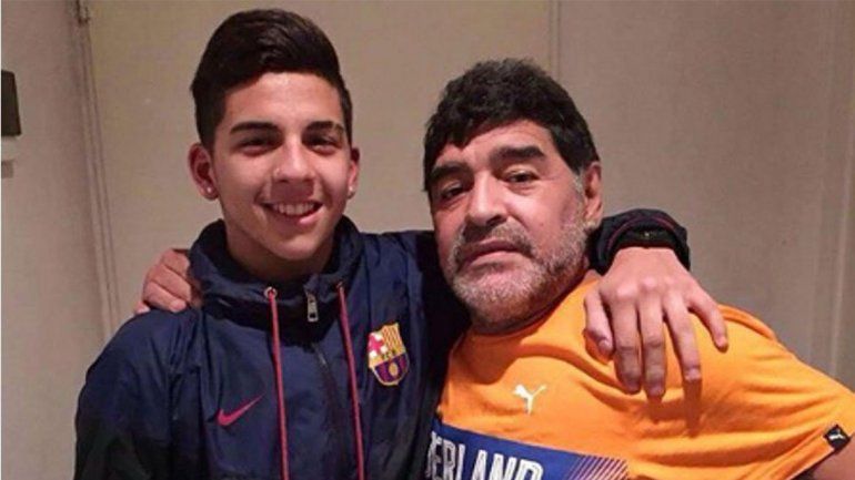 El sobrino nieto de Maradona, por debutar en River